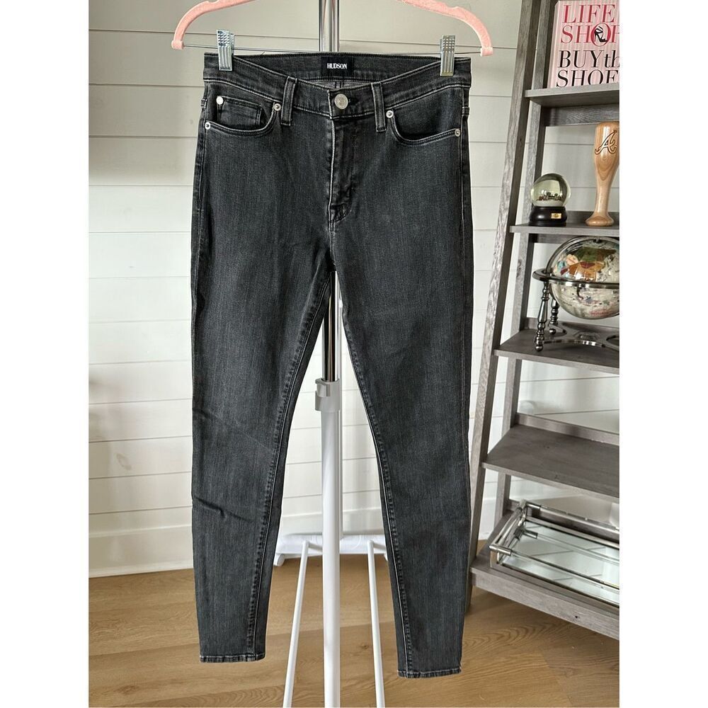 Hudson Ein 20-3082491‎ Skinny Jeans Womens 27 Black Grey